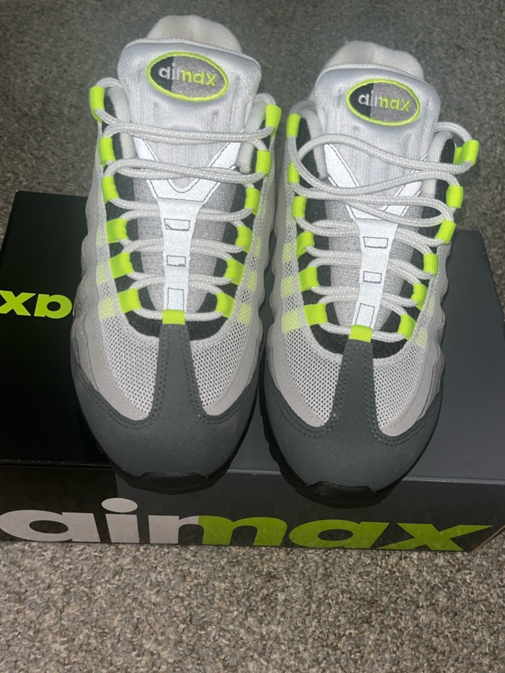 🔥NIB AirMax 95 Classic Lime Green - Picture 2 of 5
